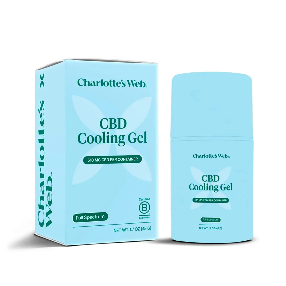 Charlotte's Web, CBD Cooling Gel, Full Spectrum, 1.7oz, 510mg CBD