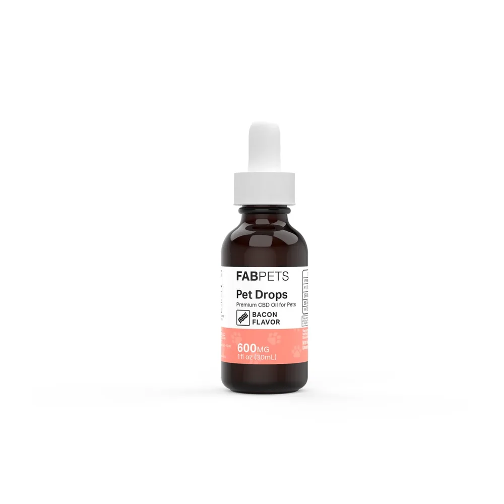 Fab CBD, CBD Oil for Pets, Bacon, Full Spectrum, 1fl oz, 600mg CBD