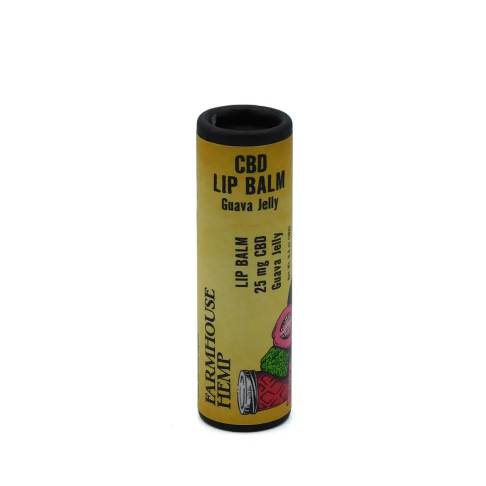 Farmhouse Hemp, CBD Lip Balm, Guava Jelly, Full Spectrum, 0.3oz, 25mg CBD