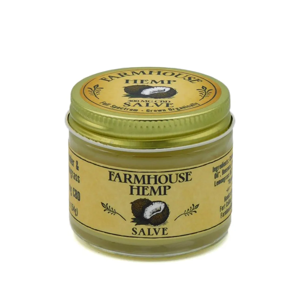 Farmhouse Hemp, Everyday CBD Salve, Lavender &amp; Lemongrass, Full Spectrum, 2oz, 300mg CBD