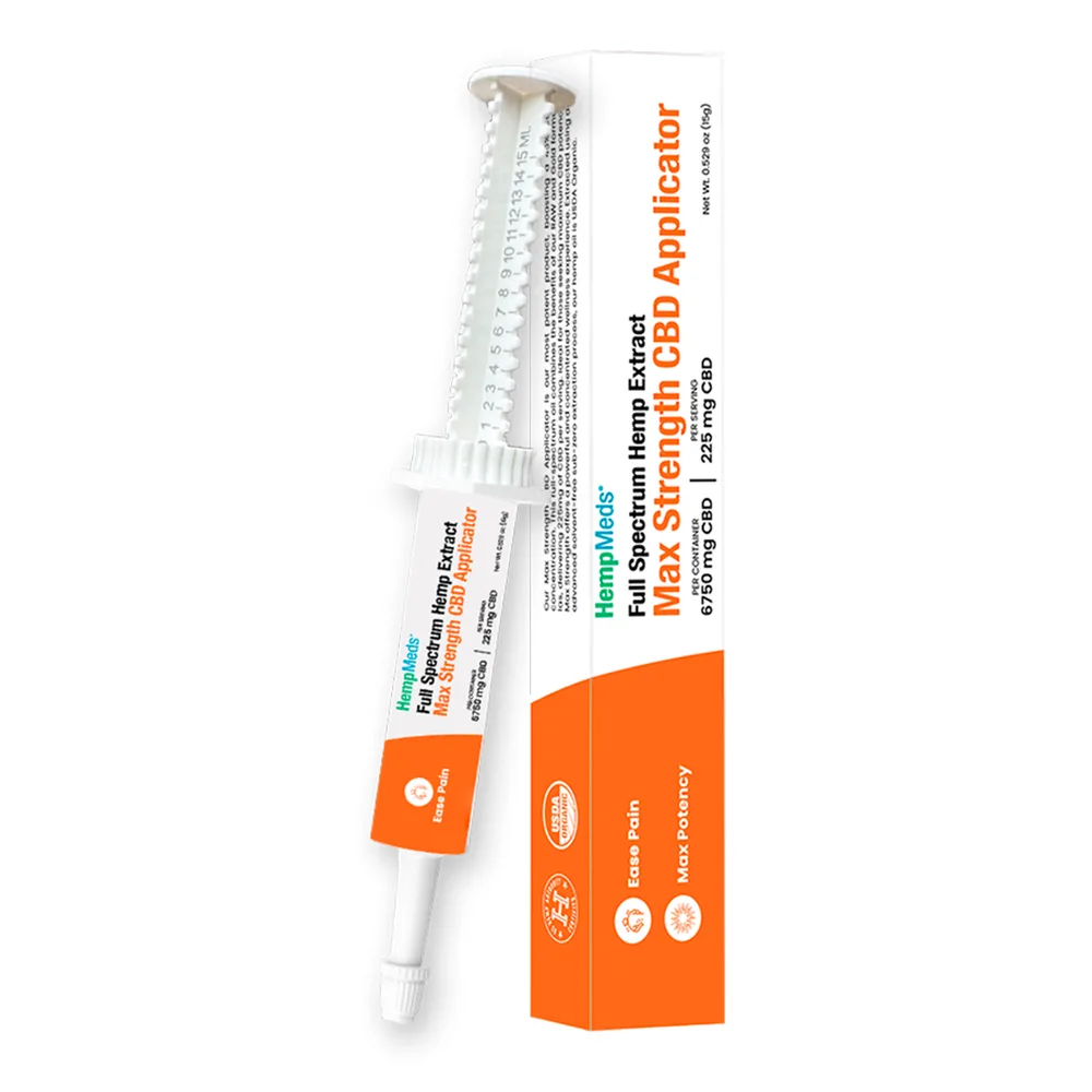 HempMeds, Max Strength CBD Oil, Full Spectrum, 15g, 6750mg CBD