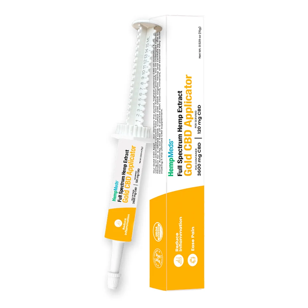 HempMeds, RSHO Gold Label Filtered Pure CBD Oil, Full Spectrum, 15g, 3600mg CBD
