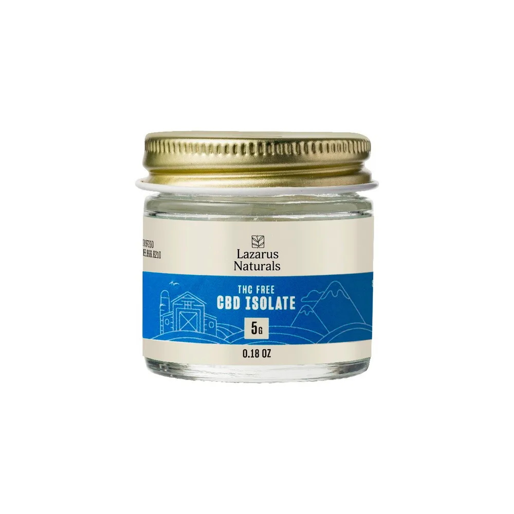 Lazarus Naturals, Bulk CBD Isolate, 5g CBD