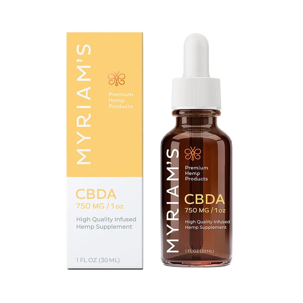 Myriam's Hemp, CBDA Oil, Full Spectrum, Olive, 1fl oz, 750mg CBDA