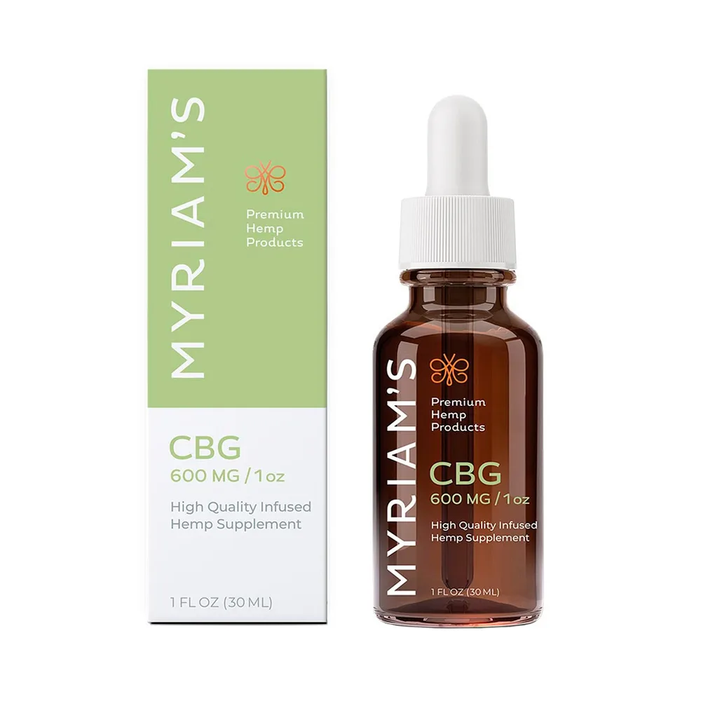 Myriam's Hemp, CBG Oil, Full Spectrum, Olive, 1fl oz, 600mg CBG