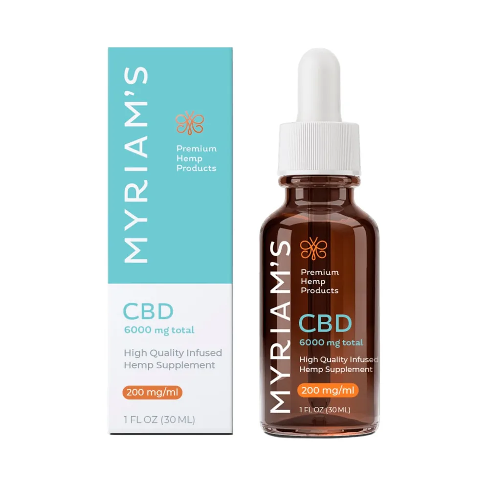 Myriam’s Hemp, CBD Oil Daily 200, Full Spectrum, Olive, 1fl oz, 6000mg CBD