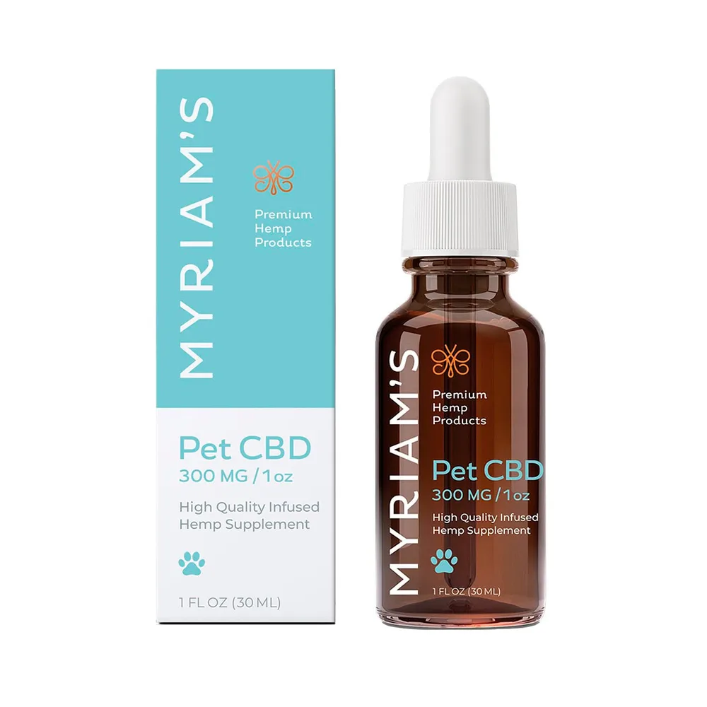 Myriam's Hemp, Pet CBD Oil, Full Spectrum, 1fl oz, 300mg CBD