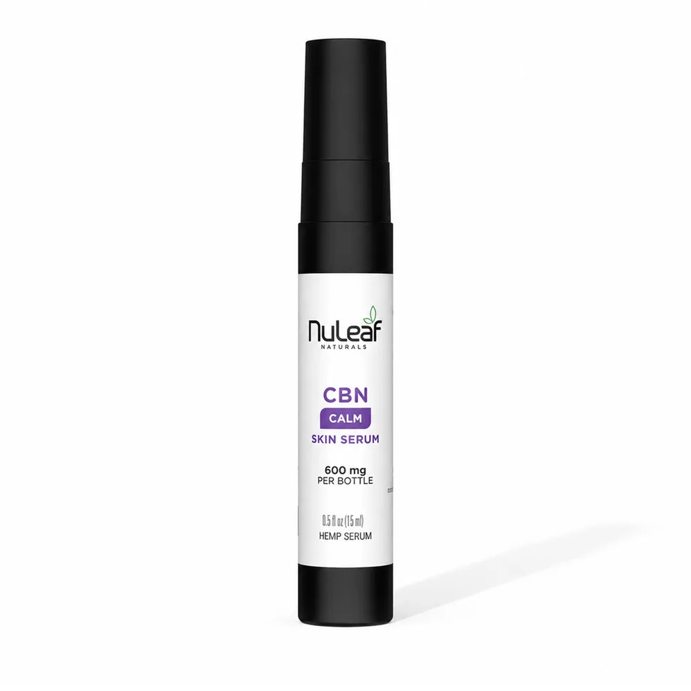 NuLeaf Naturals, Calm CBN Skin Serum, Rosemary, Isolate THC-Free, 0.5fl oz, 600mg CBN