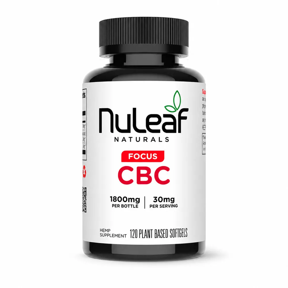NuLeaf Naturals, CBC Softgels, Full Spectrum, 120ct, 1800mg CBC