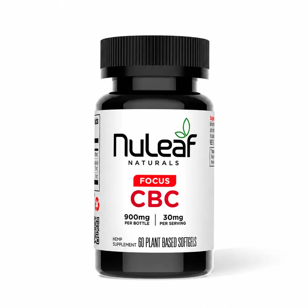 NuLeaf Naturals, CBC Softgels, Full Spectrum, 60ct, 900mg CBC