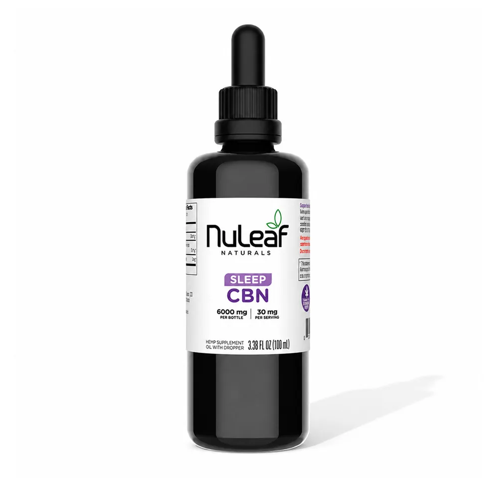 NuLeaf Naturals, CBN Oil, Full Spectrum, 3.38fl oz, 6000mg CBN