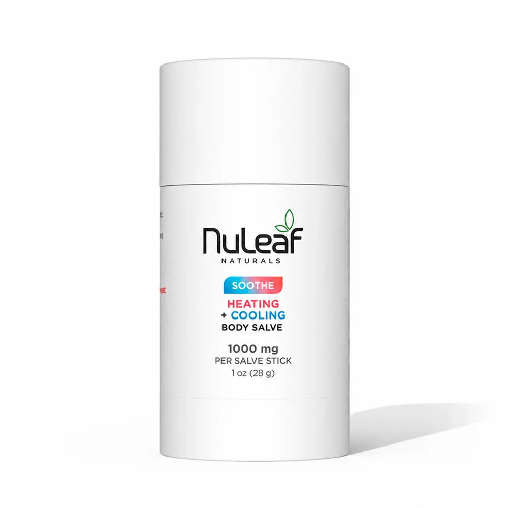 NuLeaf Naturals, Heating + Cooling CBD Roll-On, Full Spectrum, 1oz, 1000mg CBD
