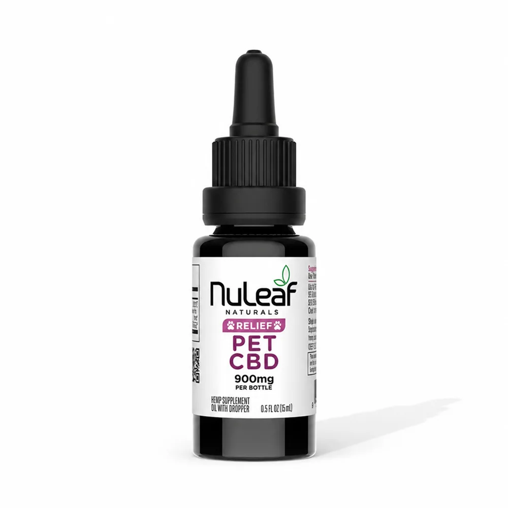 NuLeaf Naturals, Pet CBD Oil, Full Spectrum, .5fl oz, 900mg CBD