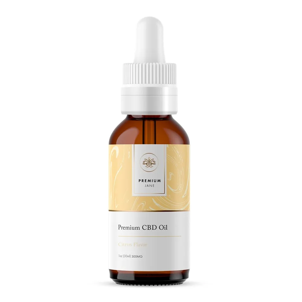 Premium Jane, CBD Oil, Citrus, Full Spectrum, 1fl oz, 300mg CBD