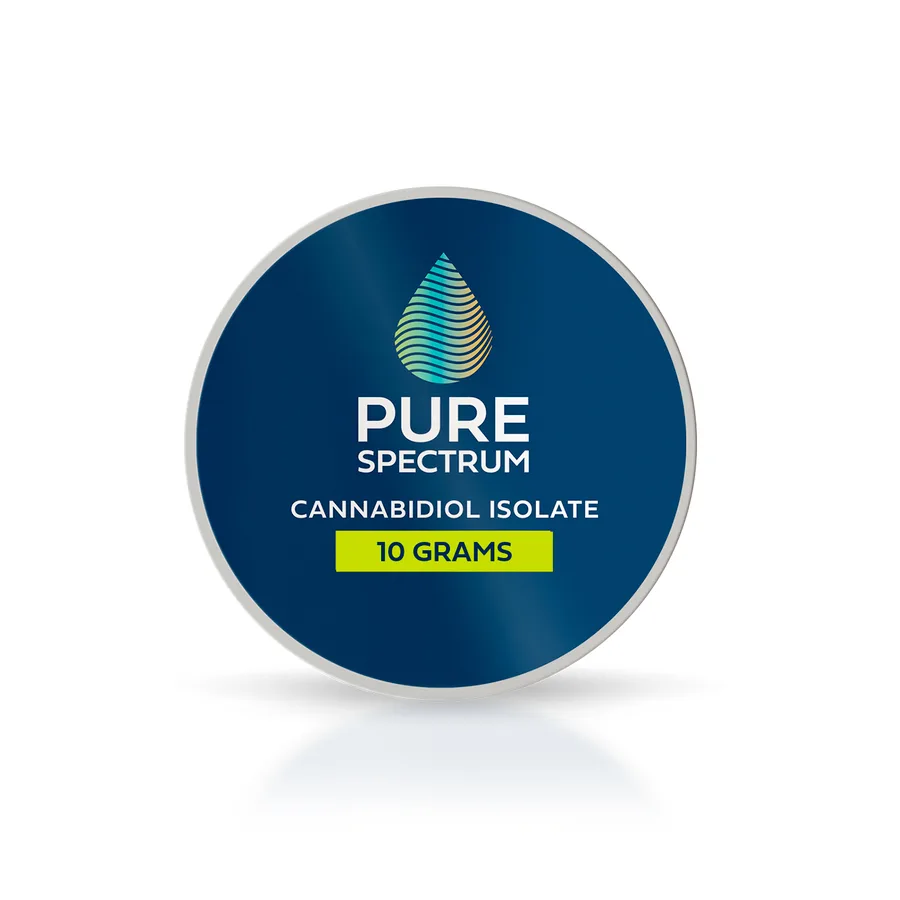 Pure Spectrum, 99% CBD Isolate Powder, 10g, 10000mg CBD