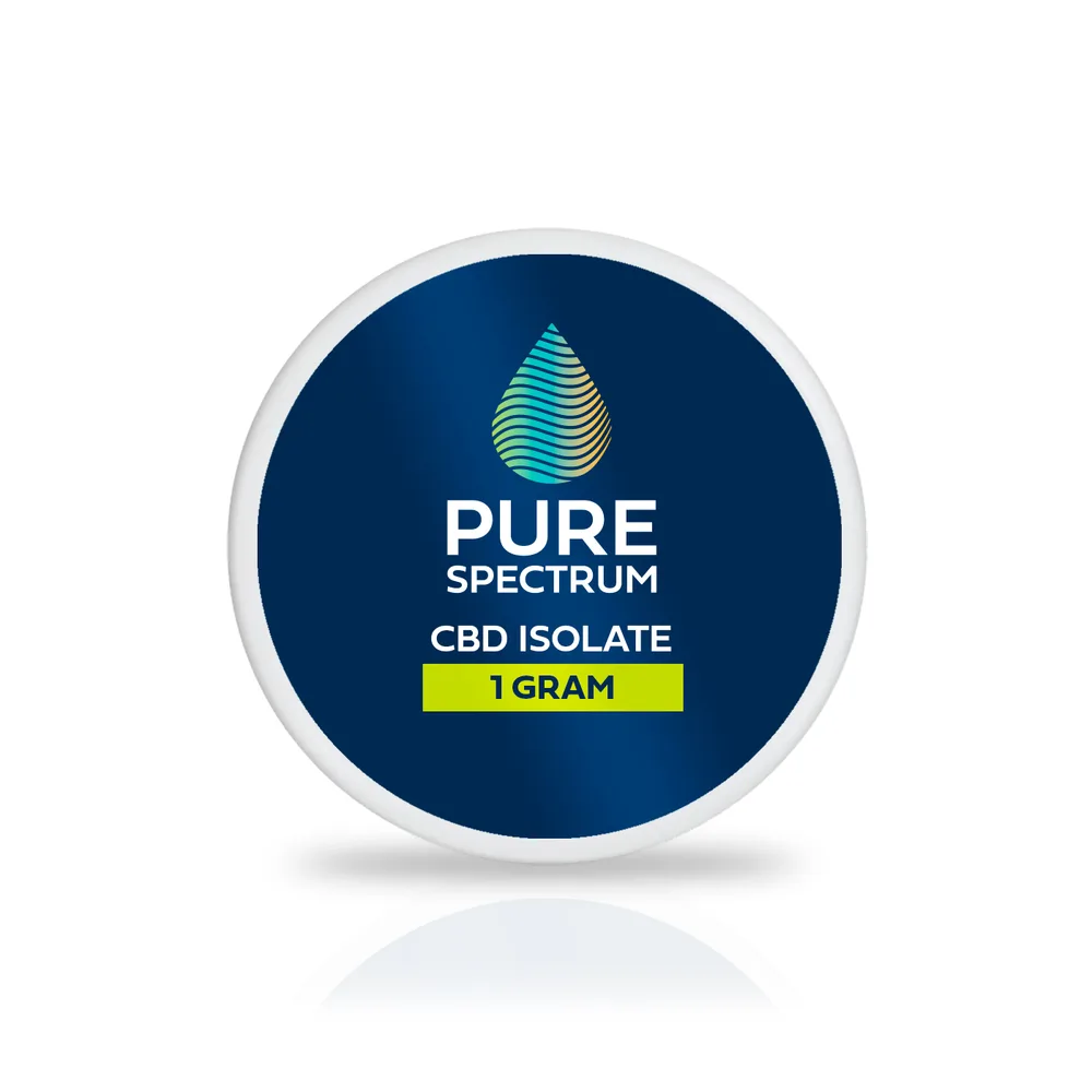 Pure Spectrum, 99% CBD Isolate Powder, 1g, 1000mg CBD